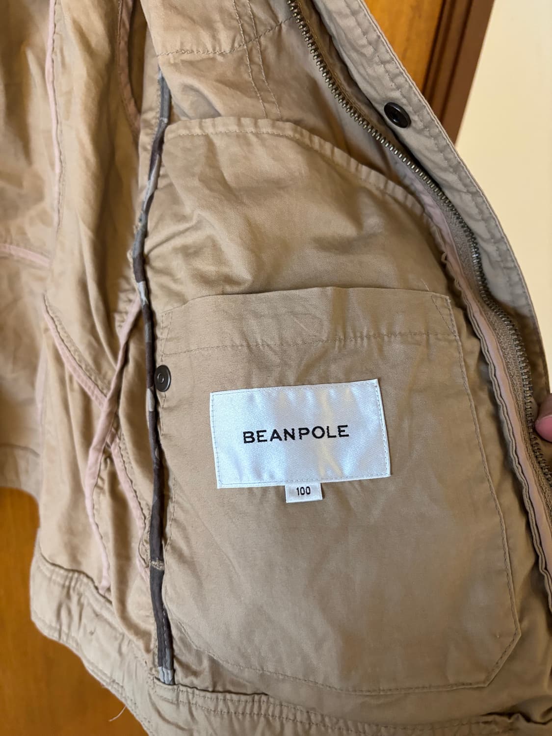 빈폴 베이지색 면 자켓 상품이미지4