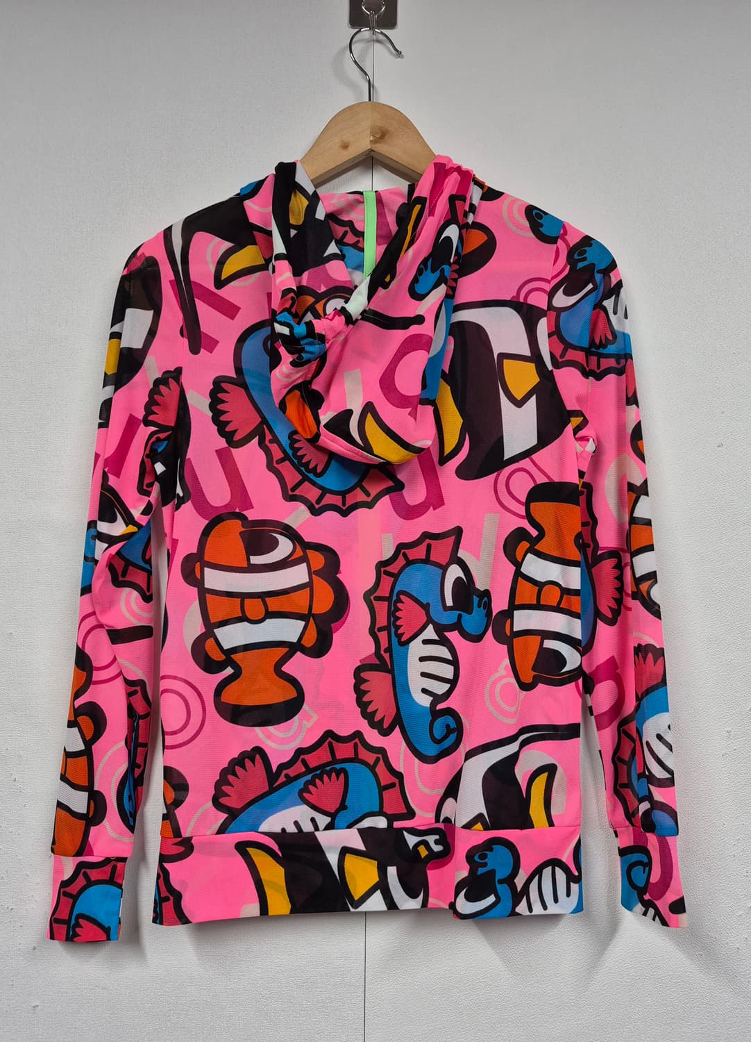 팬콧 워터그래피티 후드 집업 상품이미지2