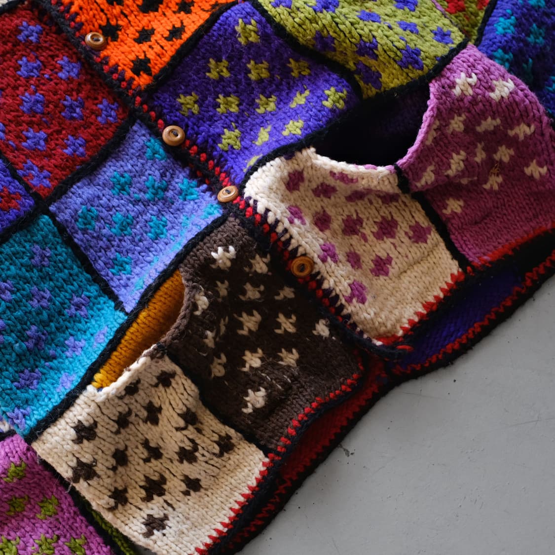 Vintage Hand Made Heavy Wool Jacket 상품이미지5