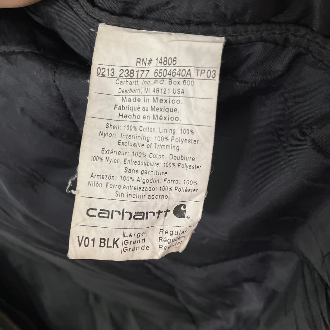 칼하트 덕 캔버스 워크 베스트 L 상품이미지7