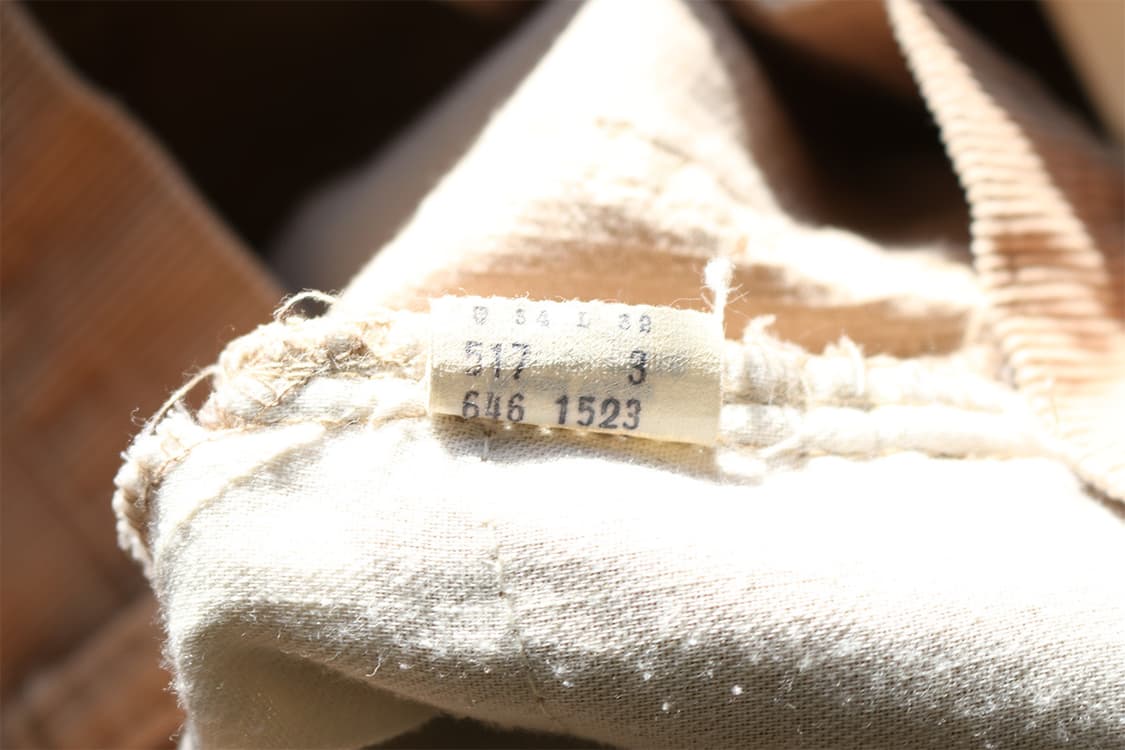 70s 리바이스 646 베이지 코듀로이 벨바텀 부츠컷 팬츠 상품이미지8