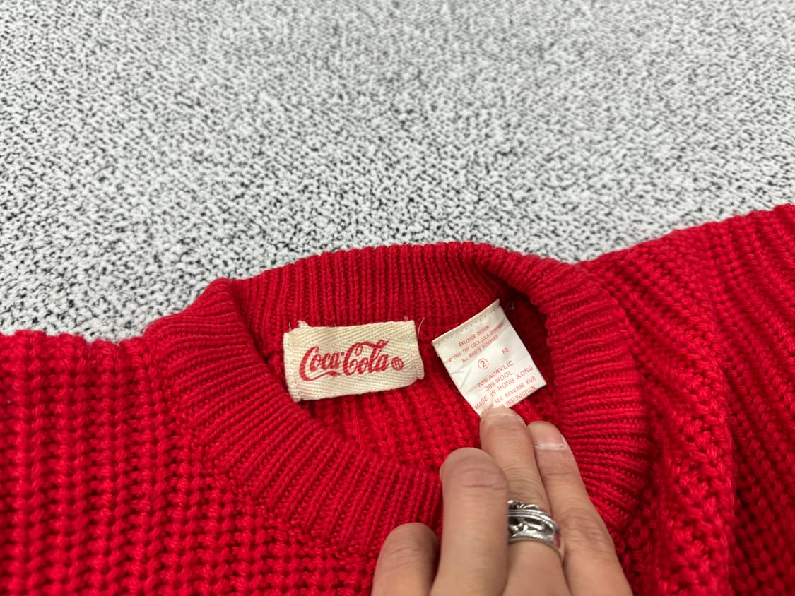 코카콜라 80s 울혼방 니트 상품이미지4