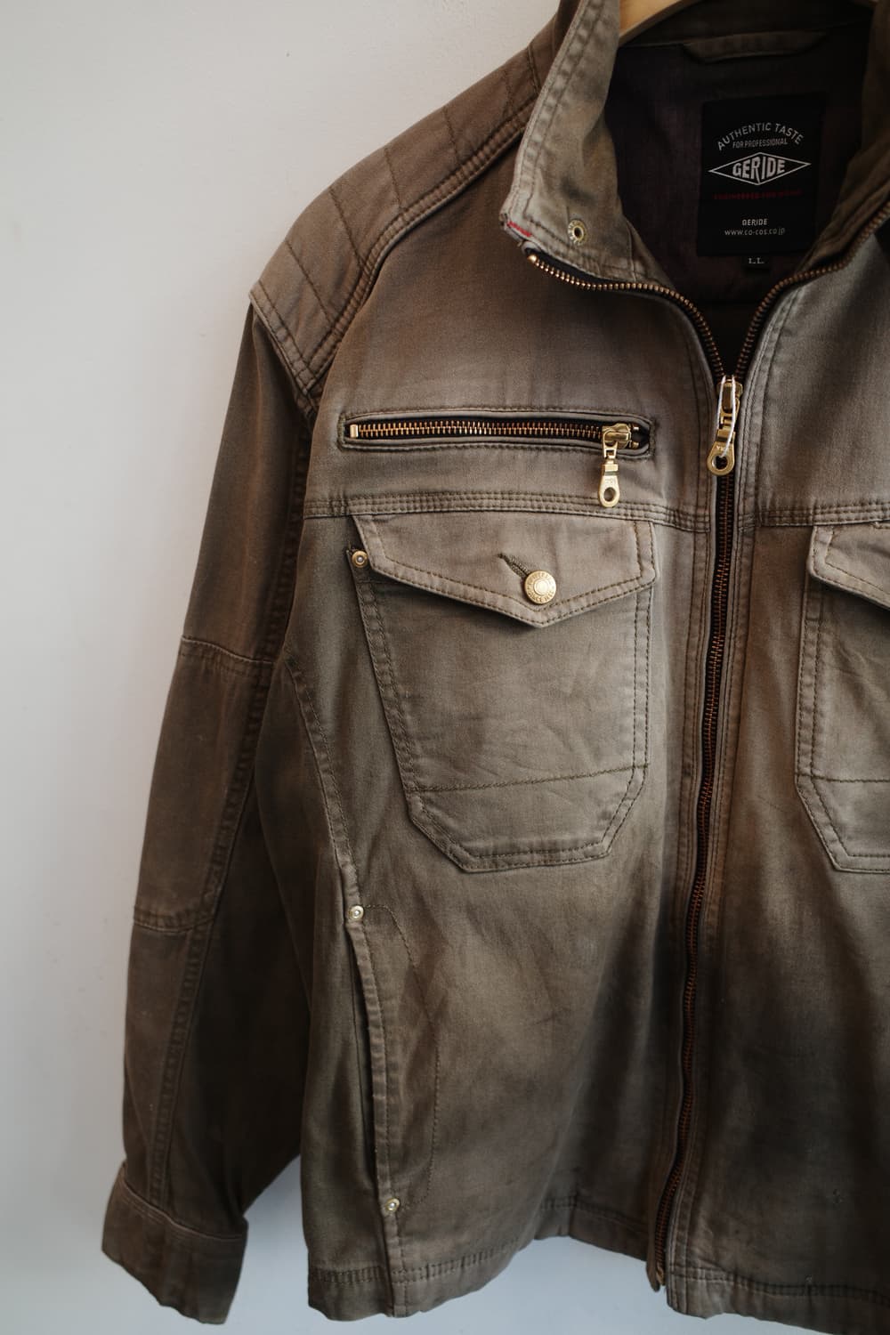 GERIDE 유틸리티 워싱 자켓 상품이미지5