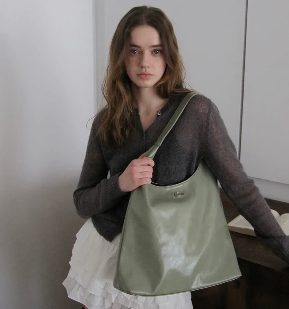 두마로 메르시 숄더백 / 민트 상품이미지1