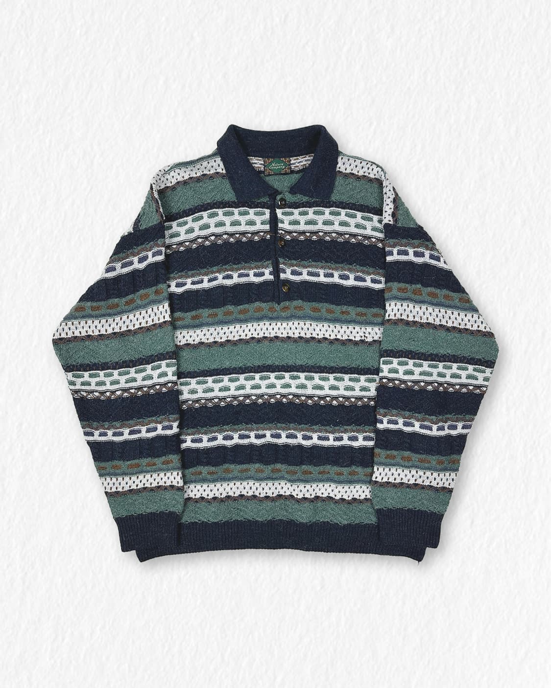 네이처컴퍼니 빈티지 카라 니트 상품이미지1