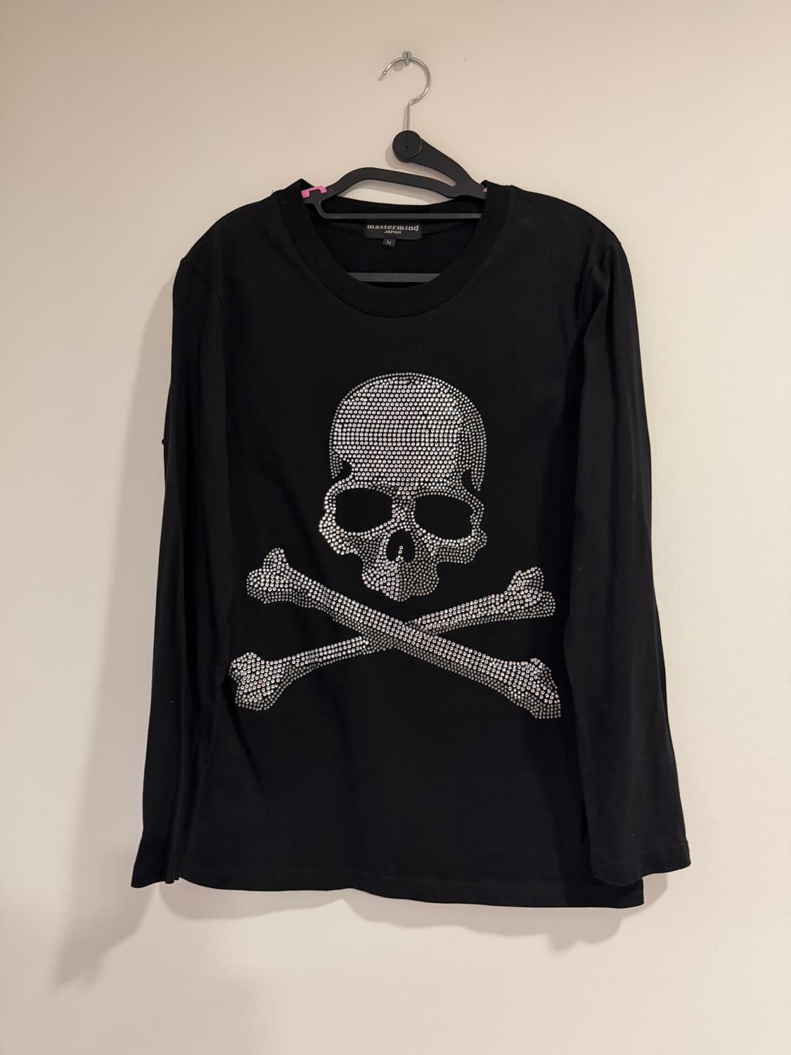 마스터마인드 스와로브스키 스컬 롱 슬리브 티셔츠 상품이미지1