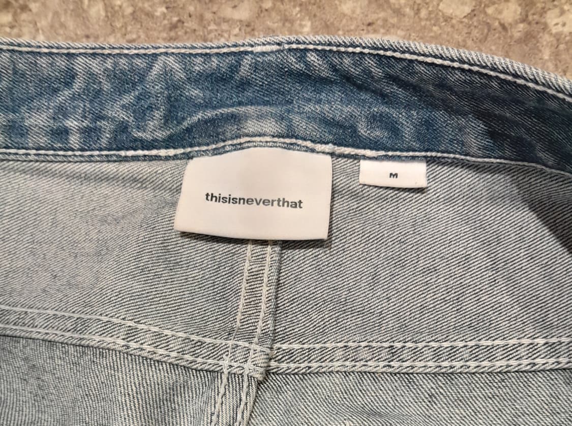 💥디스이즈네버댓 데님 스티치 팬츠 (M)
 상품이미지6
