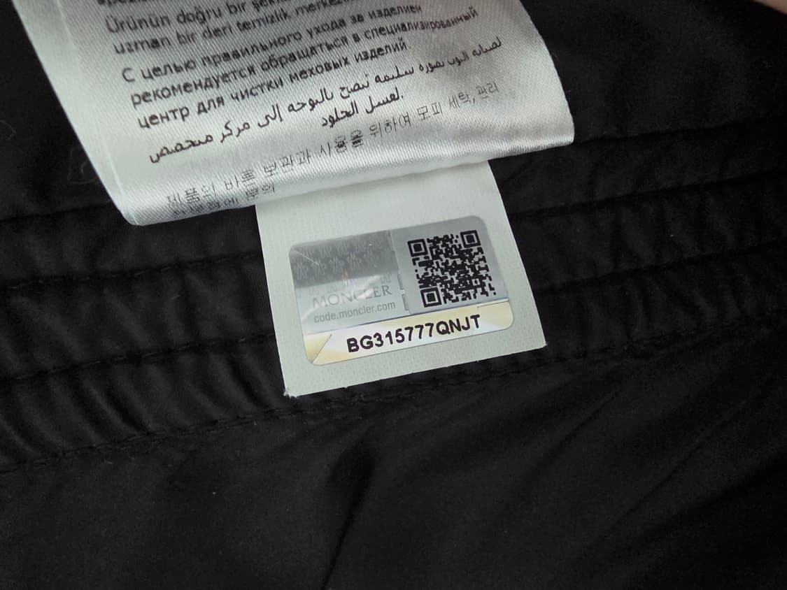 몽클레어 릭 오웬스 콜라보 레더 바람막이 자켓 상품이미지2