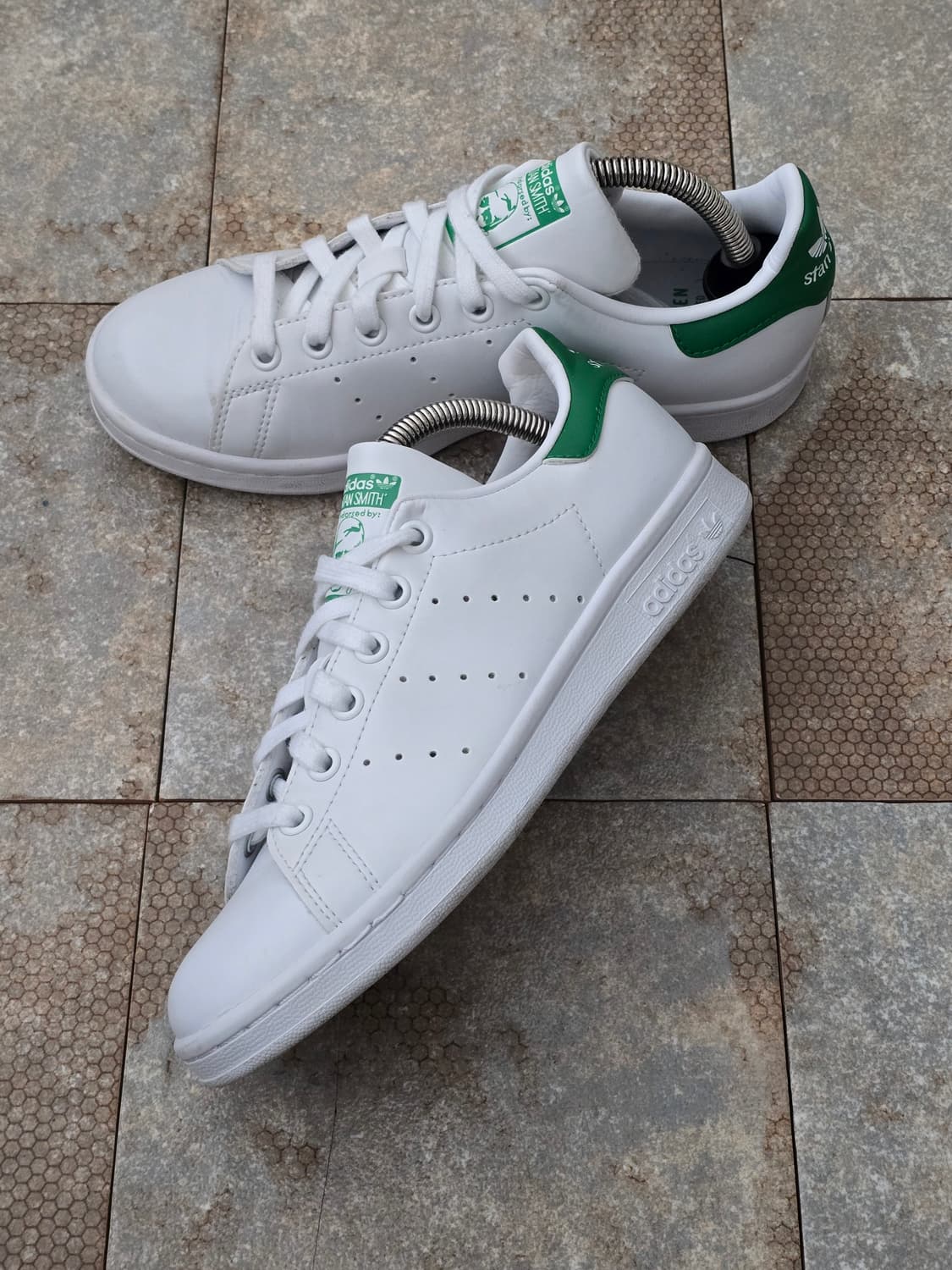 (230)아디다스 스탠스미스 화이트 그린 상품이미지3