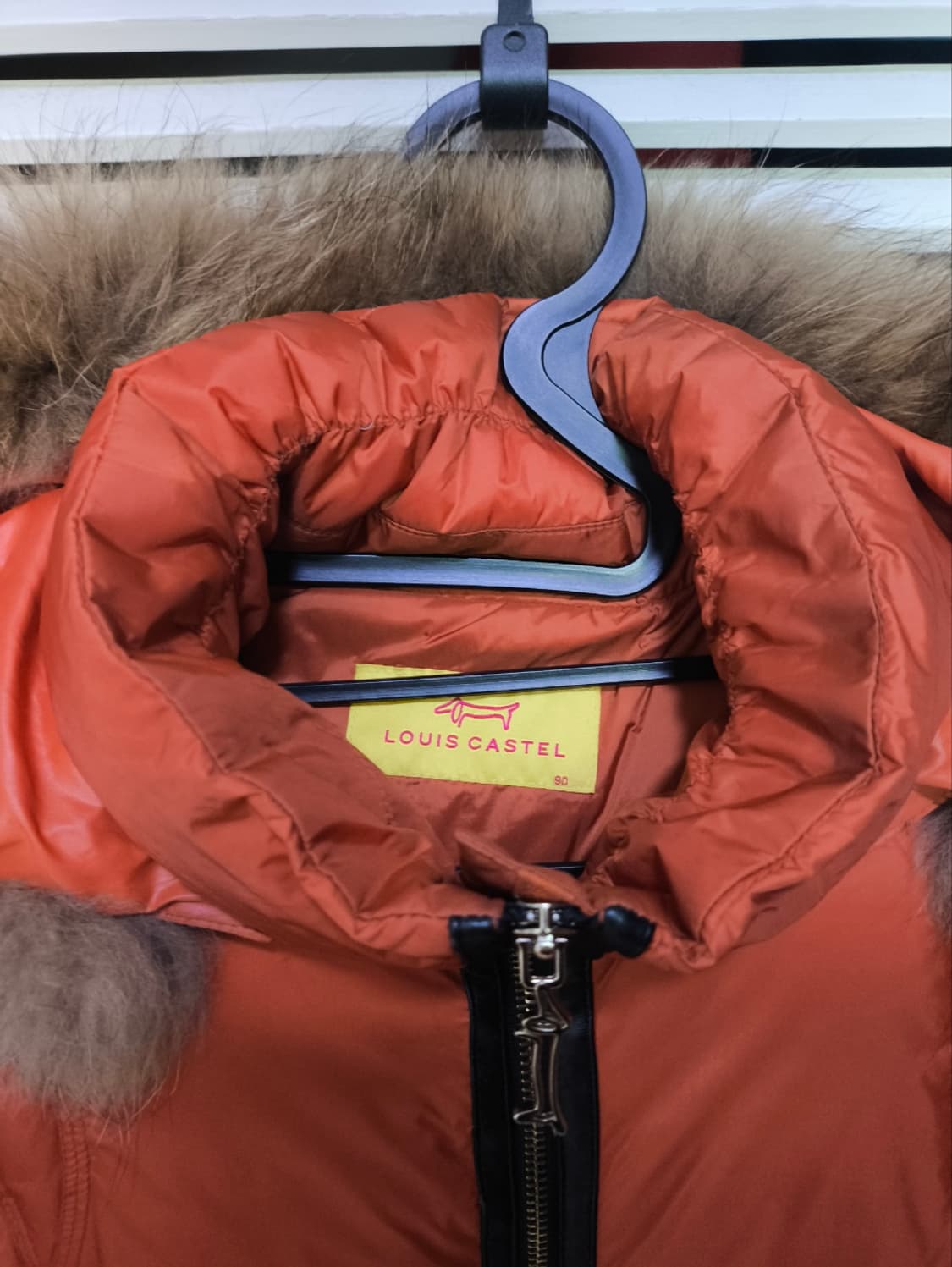 90 루이까스텔 너구리 덕다운 패딩 상품이미지2