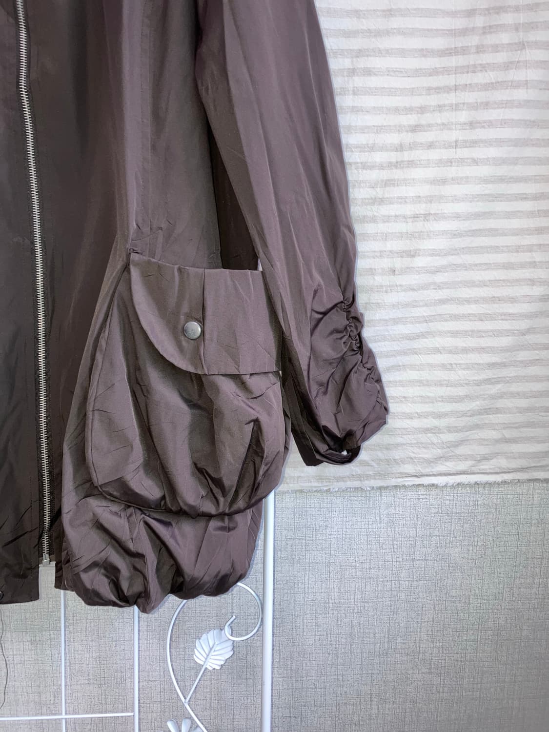 빈티지 여성 브라운 포켓 야상 y2k 스트릿 갸루 펑키 449 상품이미지4