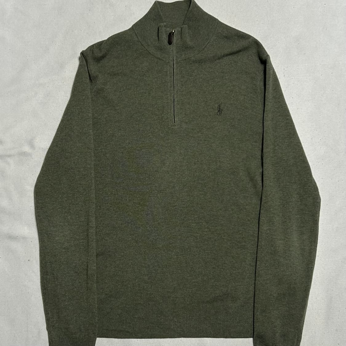 🫶🏻 폴로랄프로렌 카키 반집업 울 니트 🫶🏻 상품이미지1
