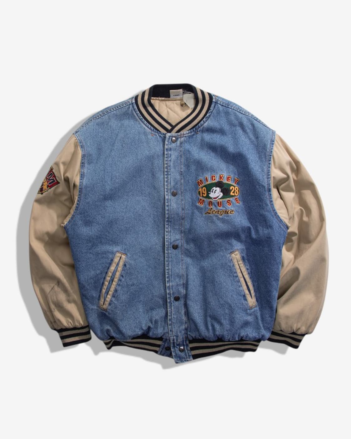 T-1976 90s Disney denim varsity jacket 상품이미지1