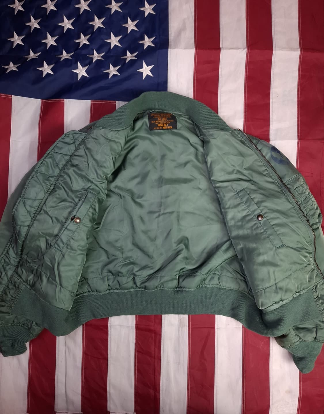 오리지날 미국제조 Weintraub Brothers민수용 MA-1항공자켓 상품이미지8