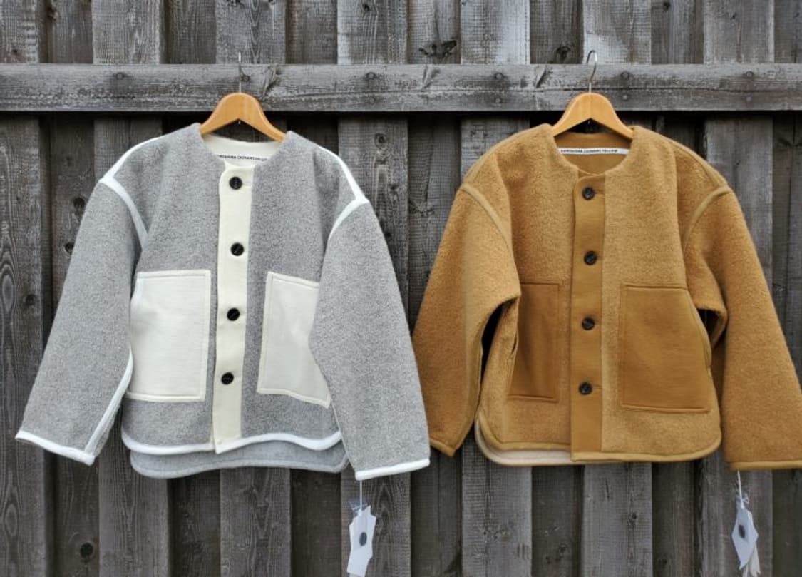  Kamishima Chinami Yellow Fleece Teddy자켓 상품이미지8