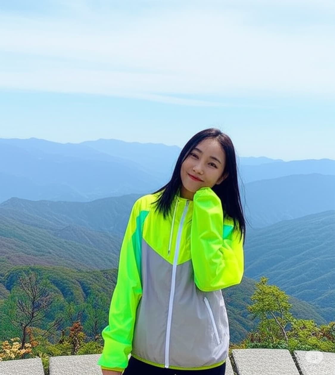 나이키 형광 윈드러너 바람막이 자켓 S90 남녀공용 상품이미지6