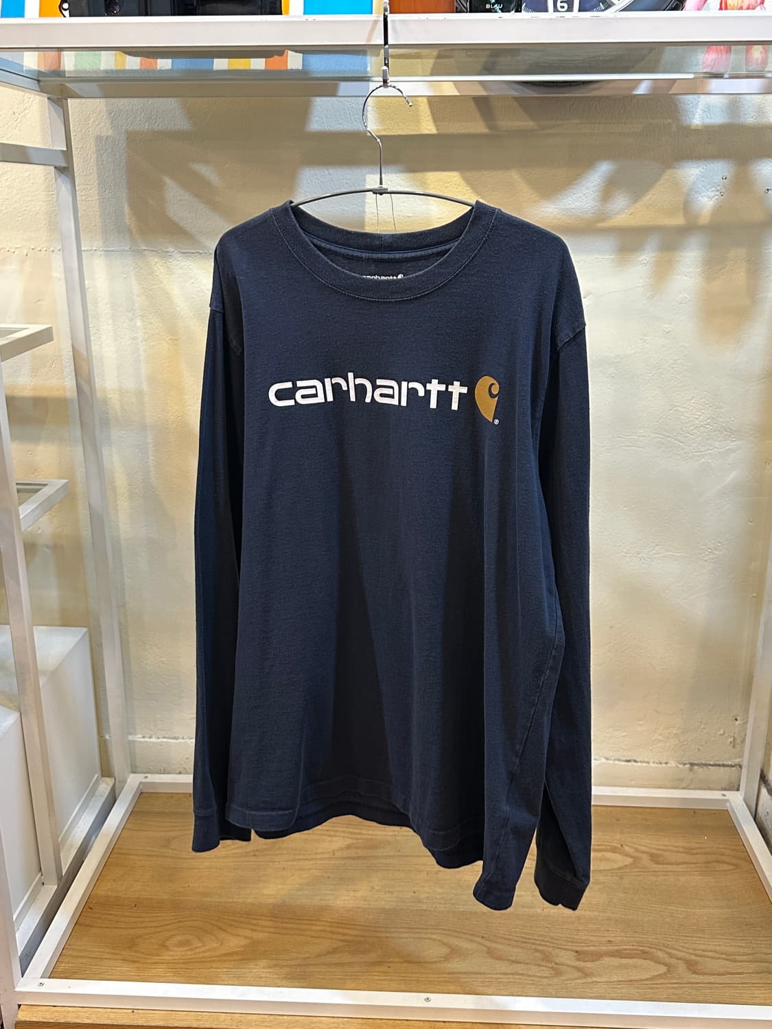 칼하트 롱 슬리브 긴팔 티셔츠 네이비 L 상품이미지1