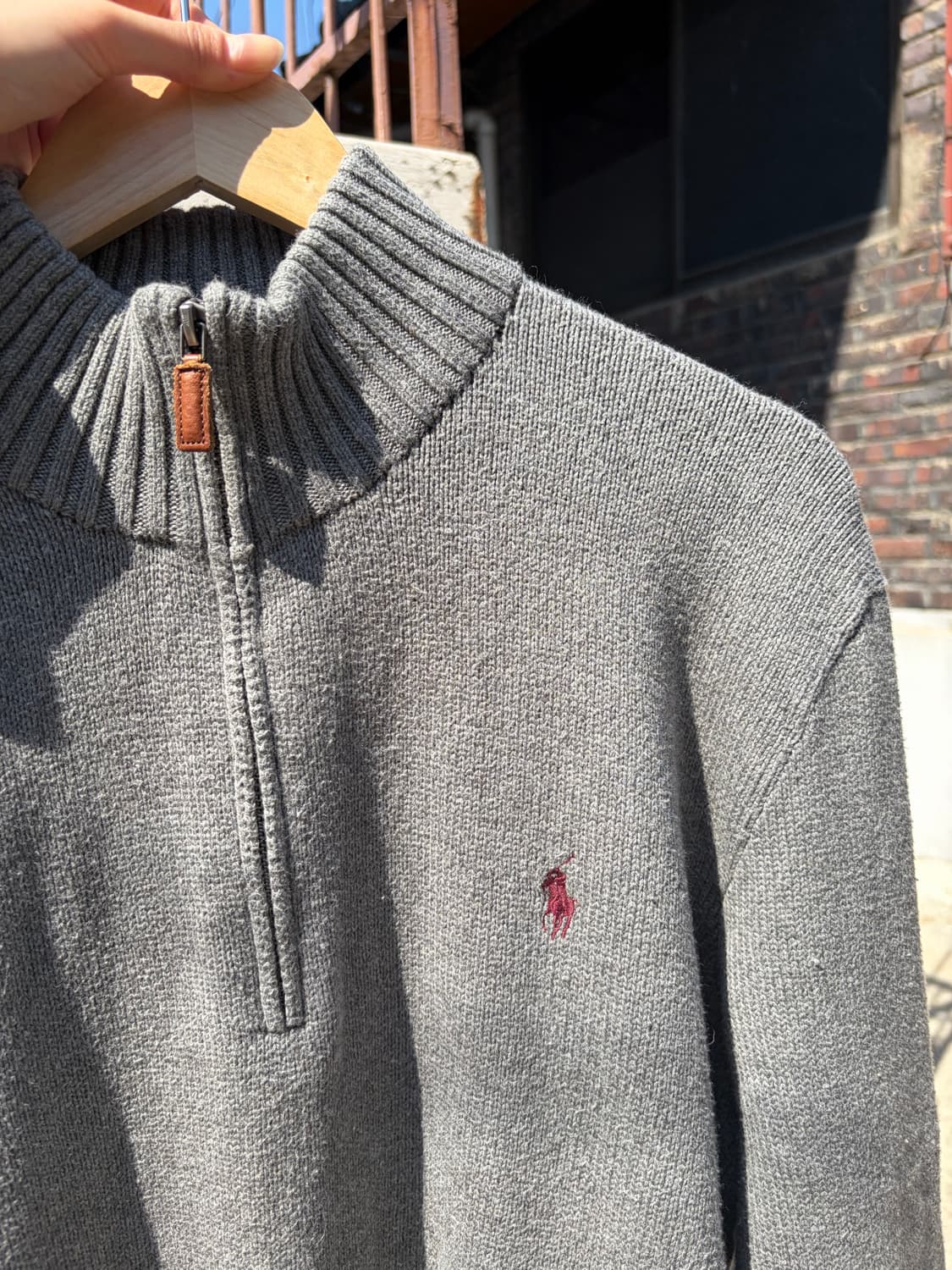 Polo Ralph Lauren 하프집업 코튼 니트 상품이미지2