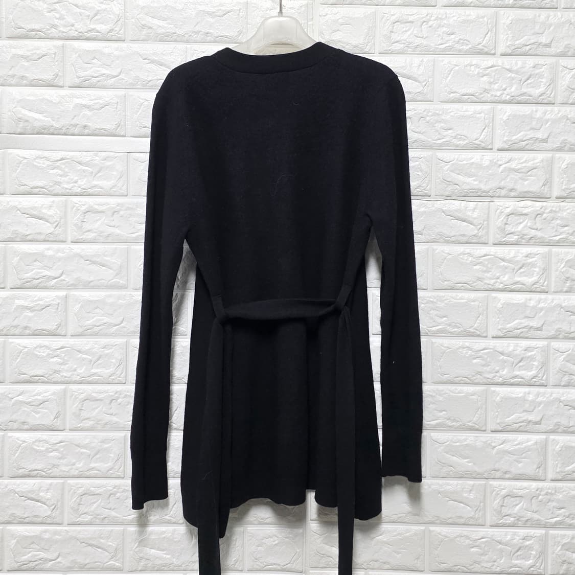 택포// COS 코스 블랙 울 가디건 S 상품이미지4