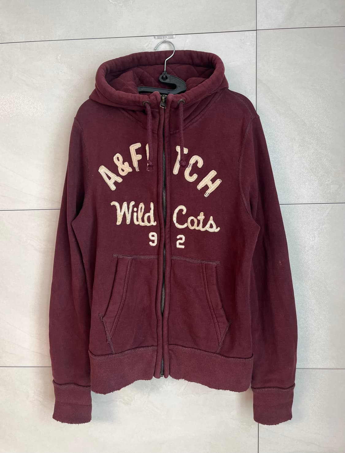 아베크롬비 A&F 후드집업 버건디 (S) 상품이미지2