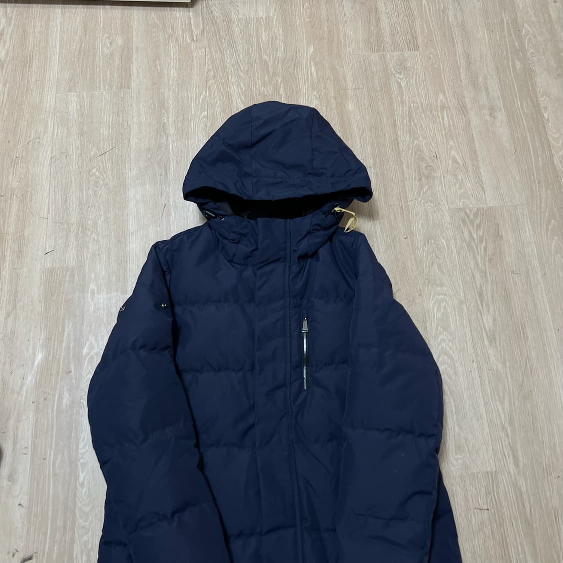 장미쉘바스키아 여성 구스다운 후드 롱패딩 S/90  상품이미지2