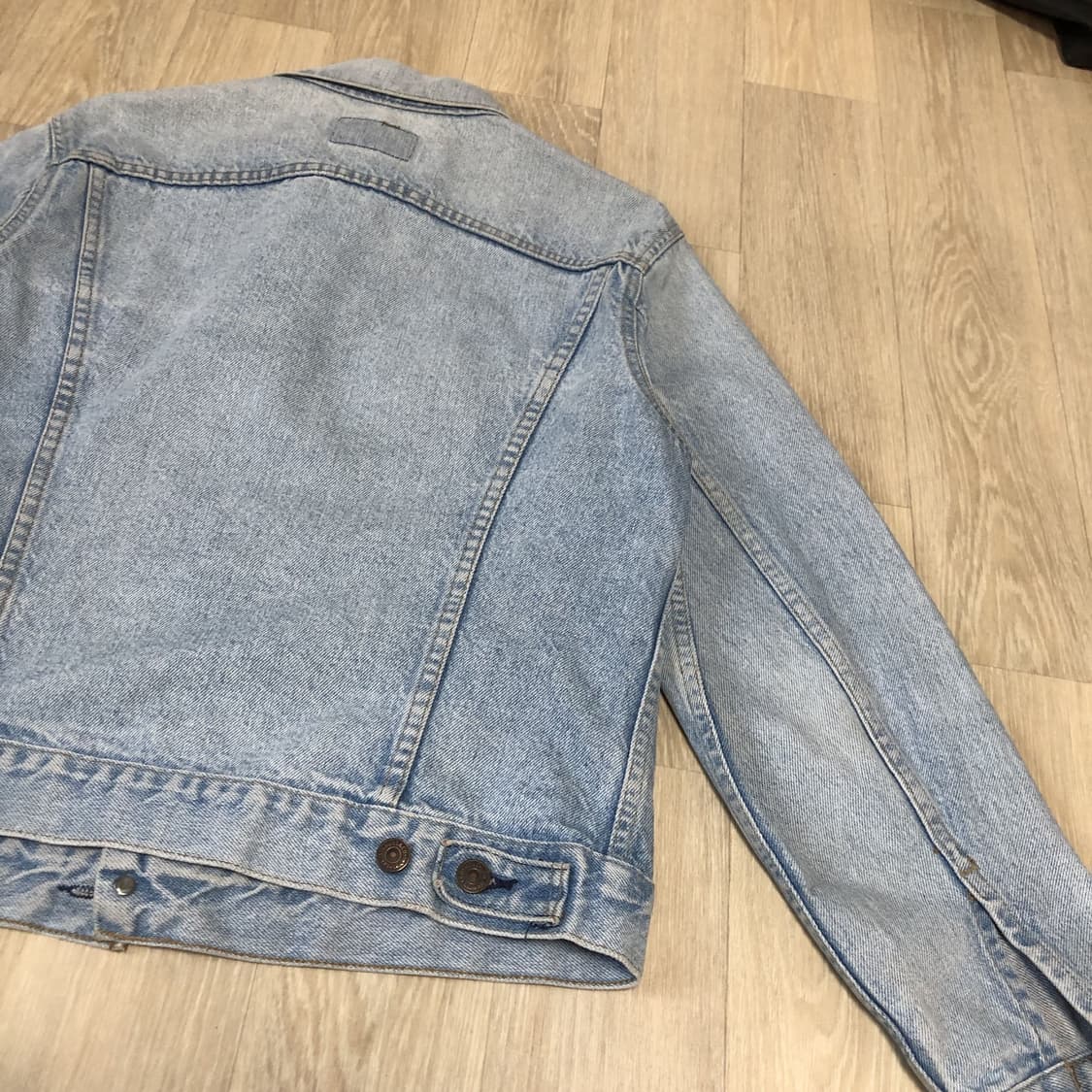 (42R) 90's 리바이스 미국제 70506-0214 연청 데님 자켓 상품이미지8