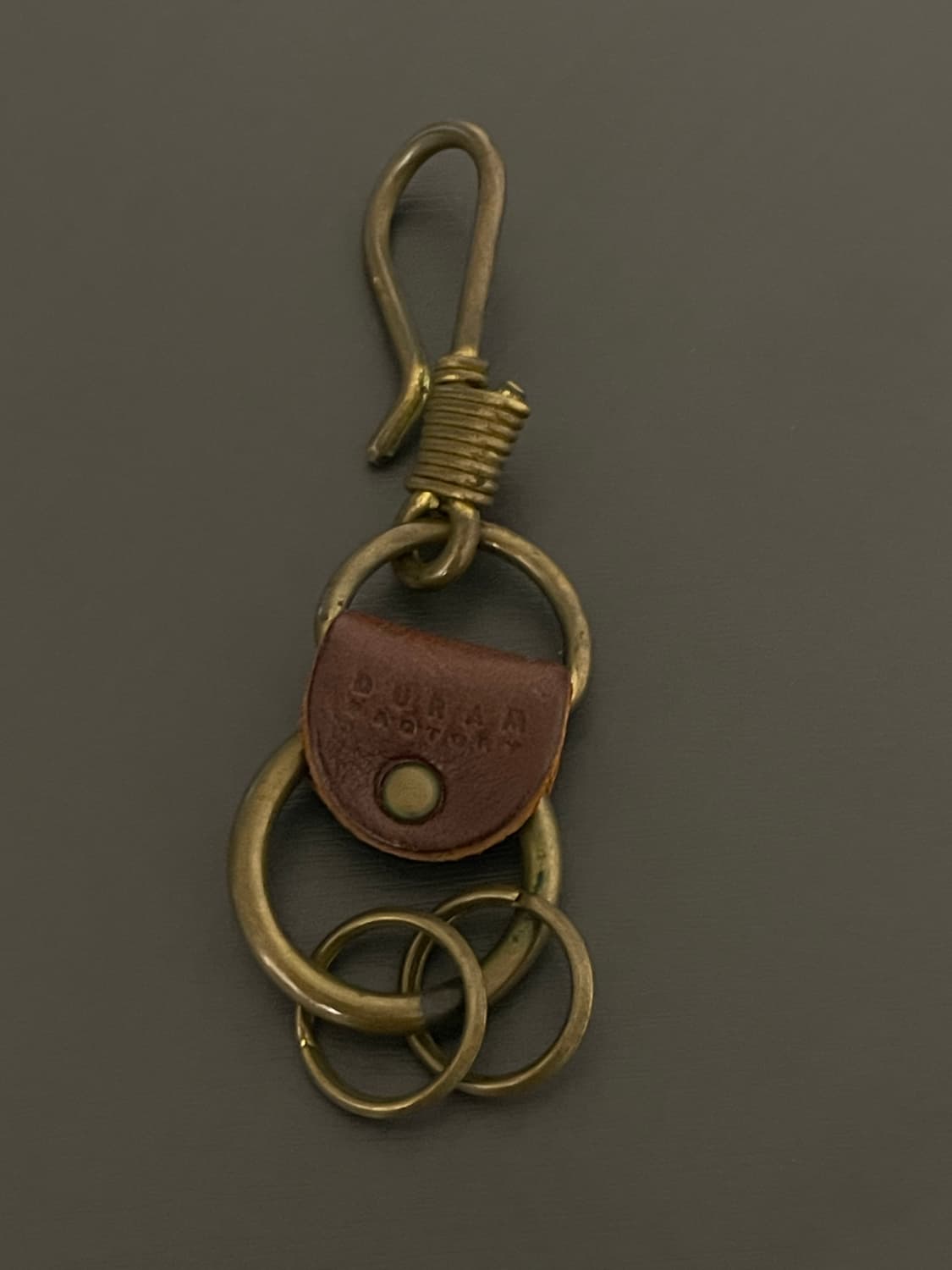 듀람팩토리 Duram factory 황동 레더 키링 상품이미지1