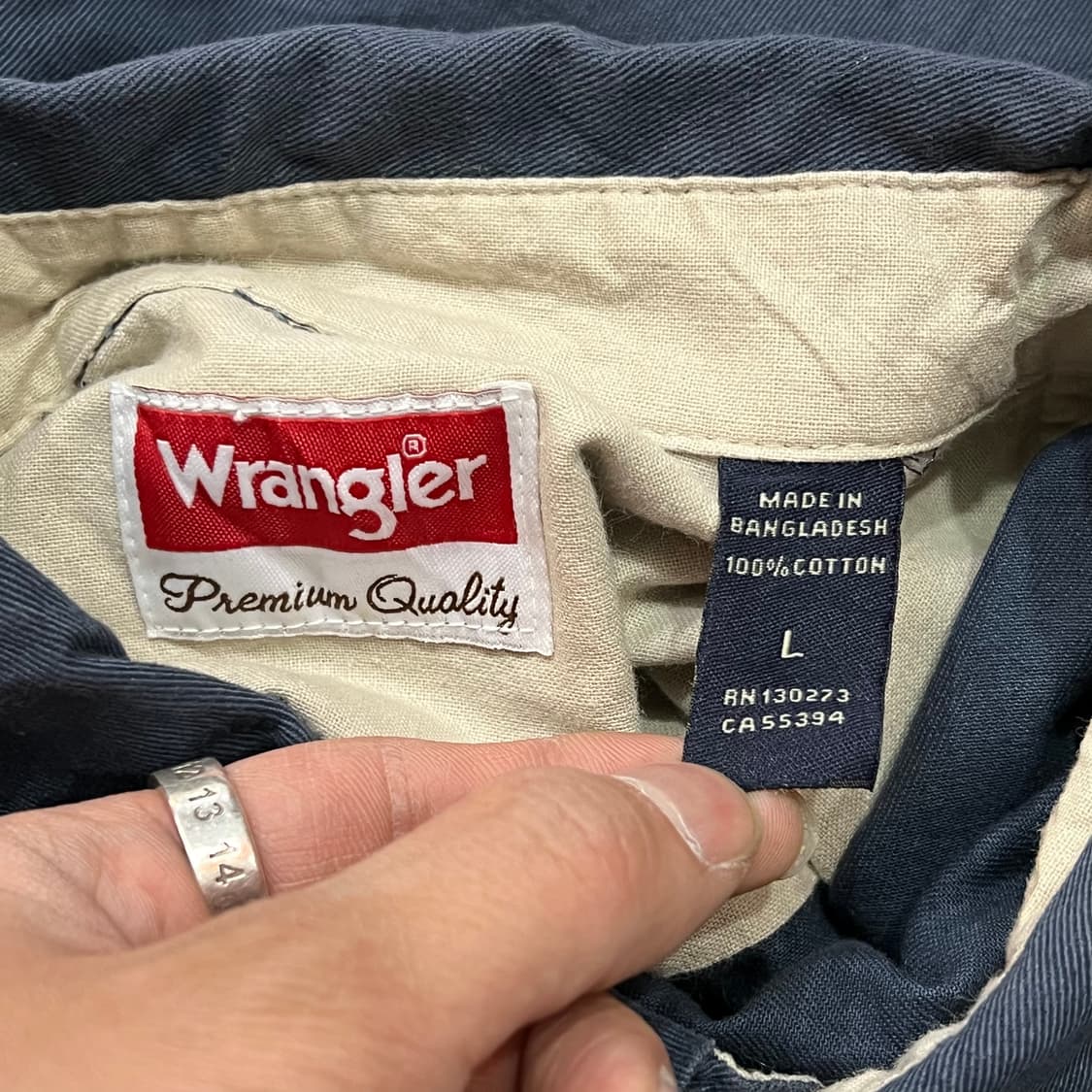  랭글러 워크 셔츠 y15019 상품이미지5