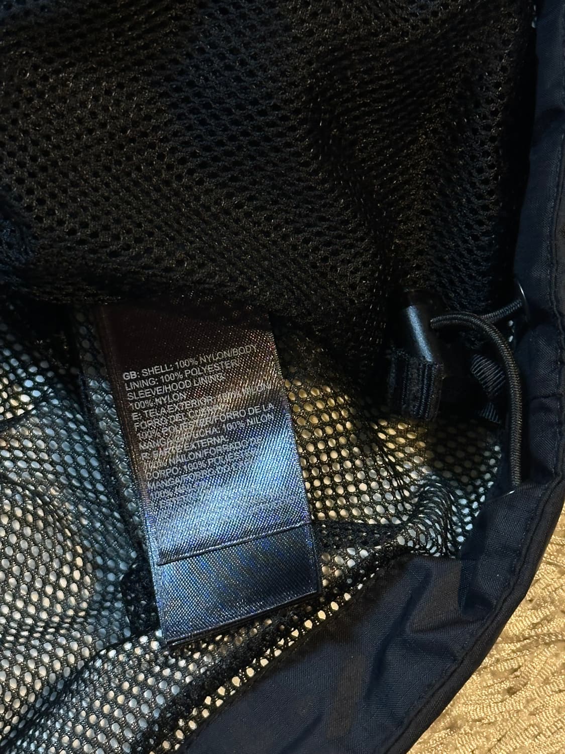 노스페이스 드라이벤트 투웨이 나일론 후드 바람막이 자켓 블랙 상품이미지6