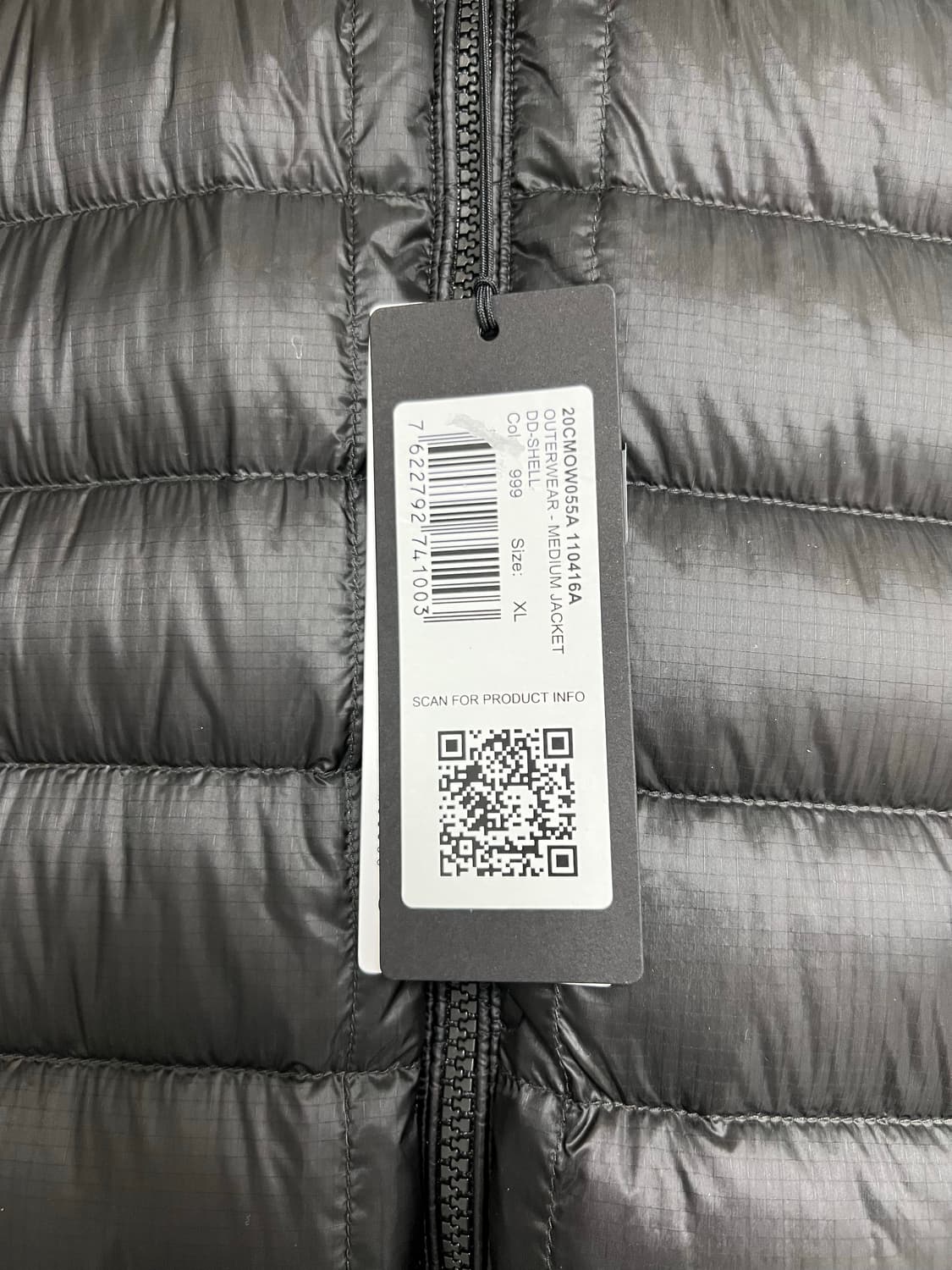 씨피 컴퍼니 디디쉘 다운 블랙 새상품 XL 상품이미지3