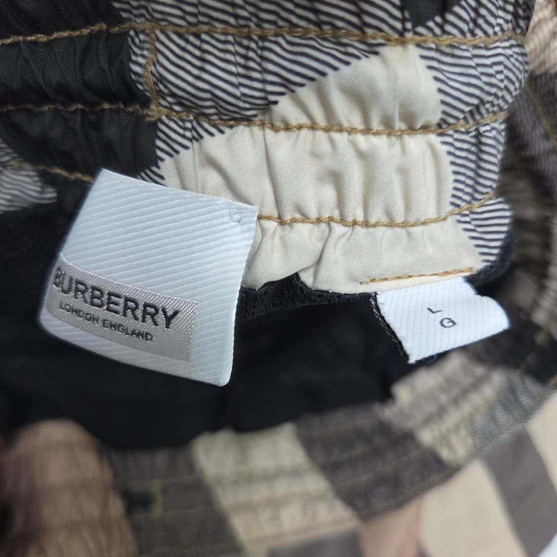 버버리 체크 수영복 L 상품이미지5