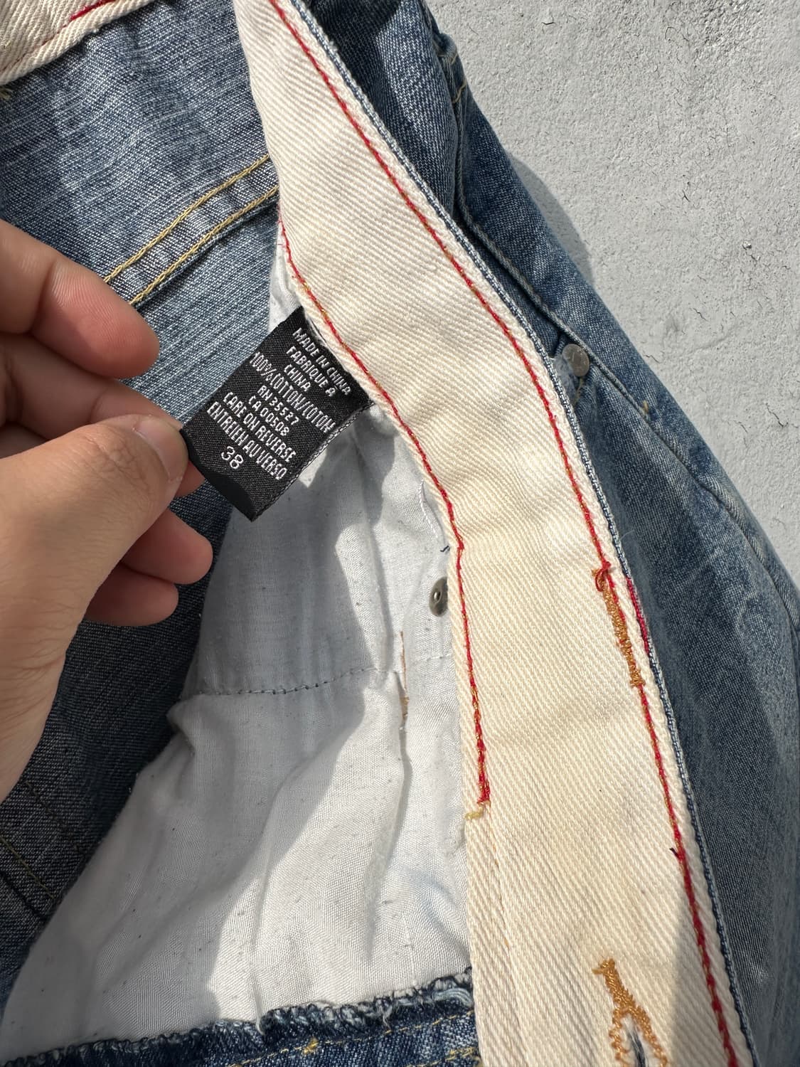 [40] 마리떼 프랑소와 저버 데님 하프팬츠 반바지 빈티지 상품이미지4