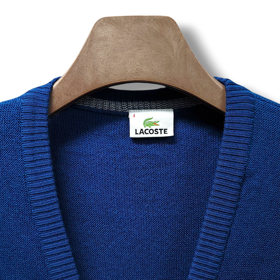 [100] 라코스테 딥블루 모 빈티지 니트 가디건 상품이미지8