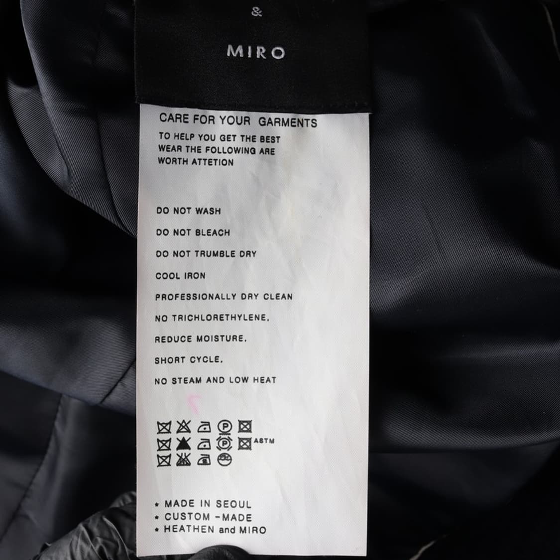 HEATHEN&MIRO 자켓 38 상품이미지7