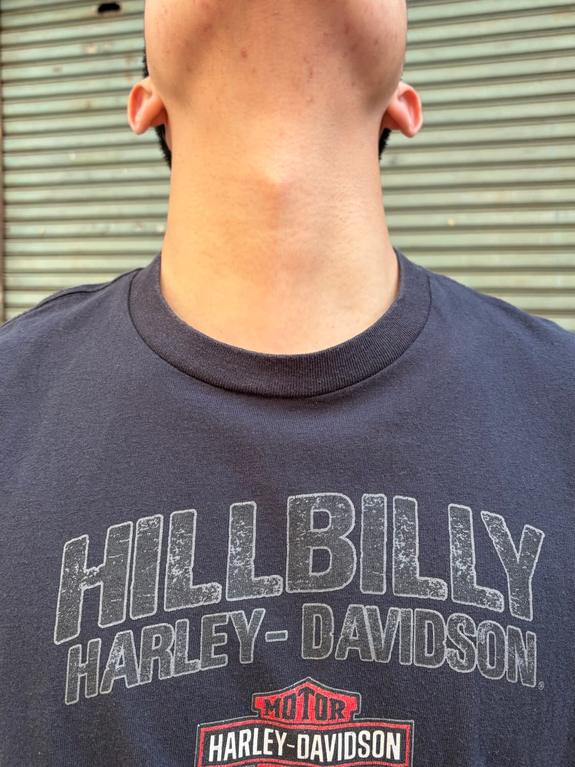 Harley Davidson Hillbilly print faded T 상품이미지7