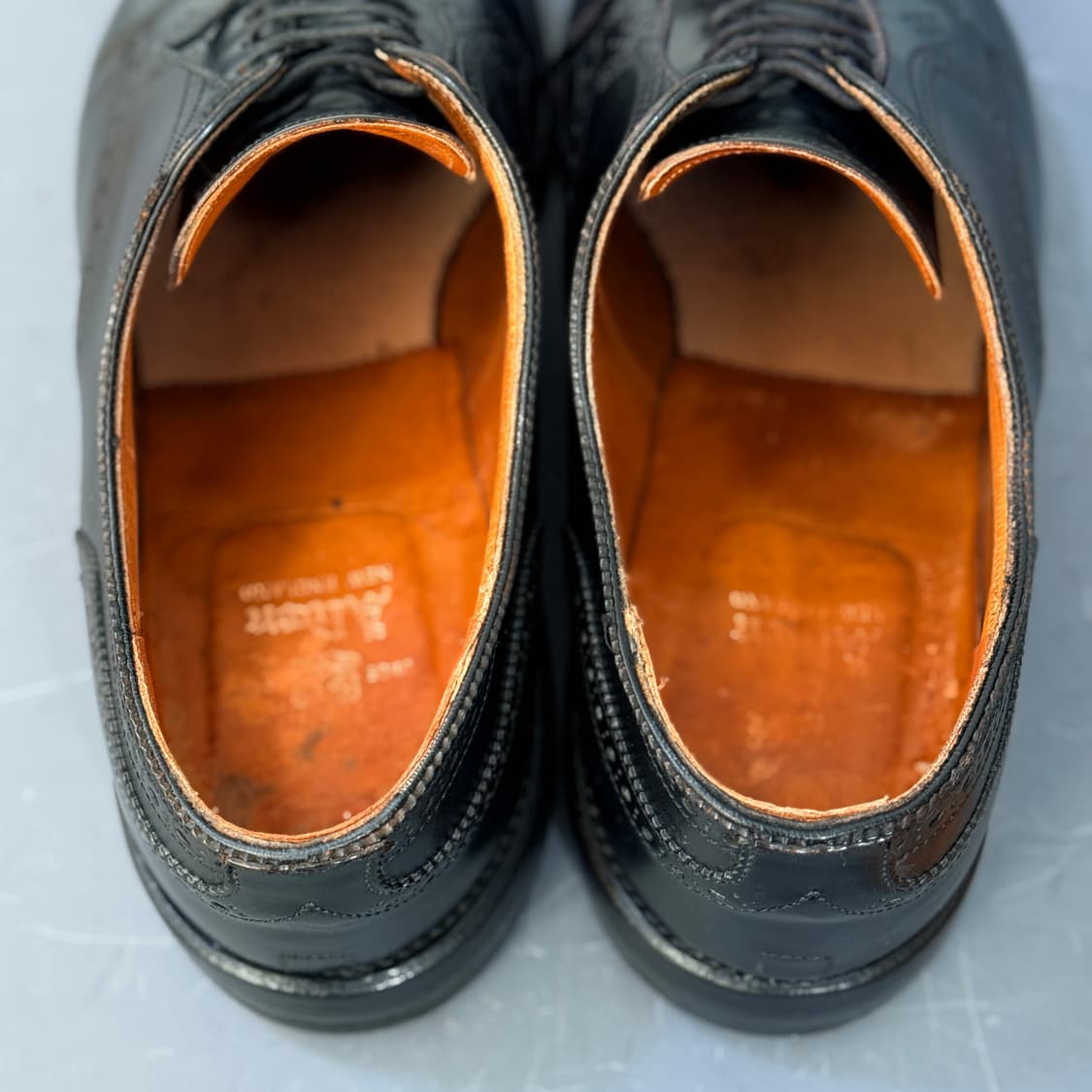 [9.5E] 알든 2146 블랙 코도반 메달리온 캡토 더비 상품이미지8