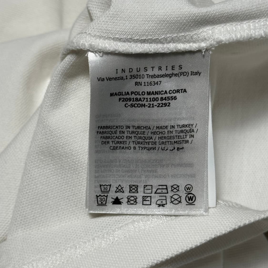 M 몽클레어 화이트 카라 반팔티 상품이미지5