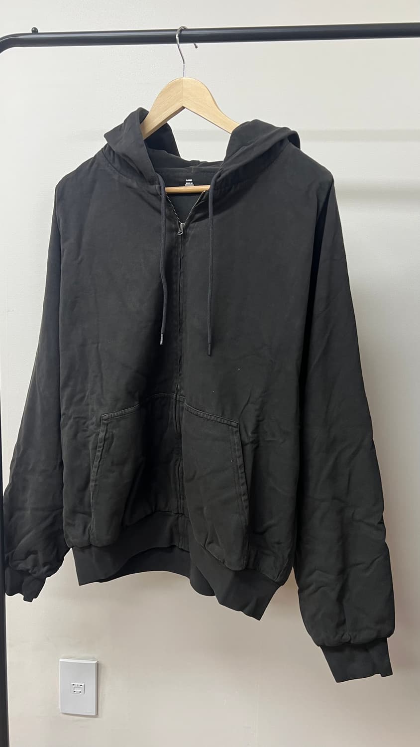 (새상품)이지갭 후드집업 블랙 L 상품이미지1