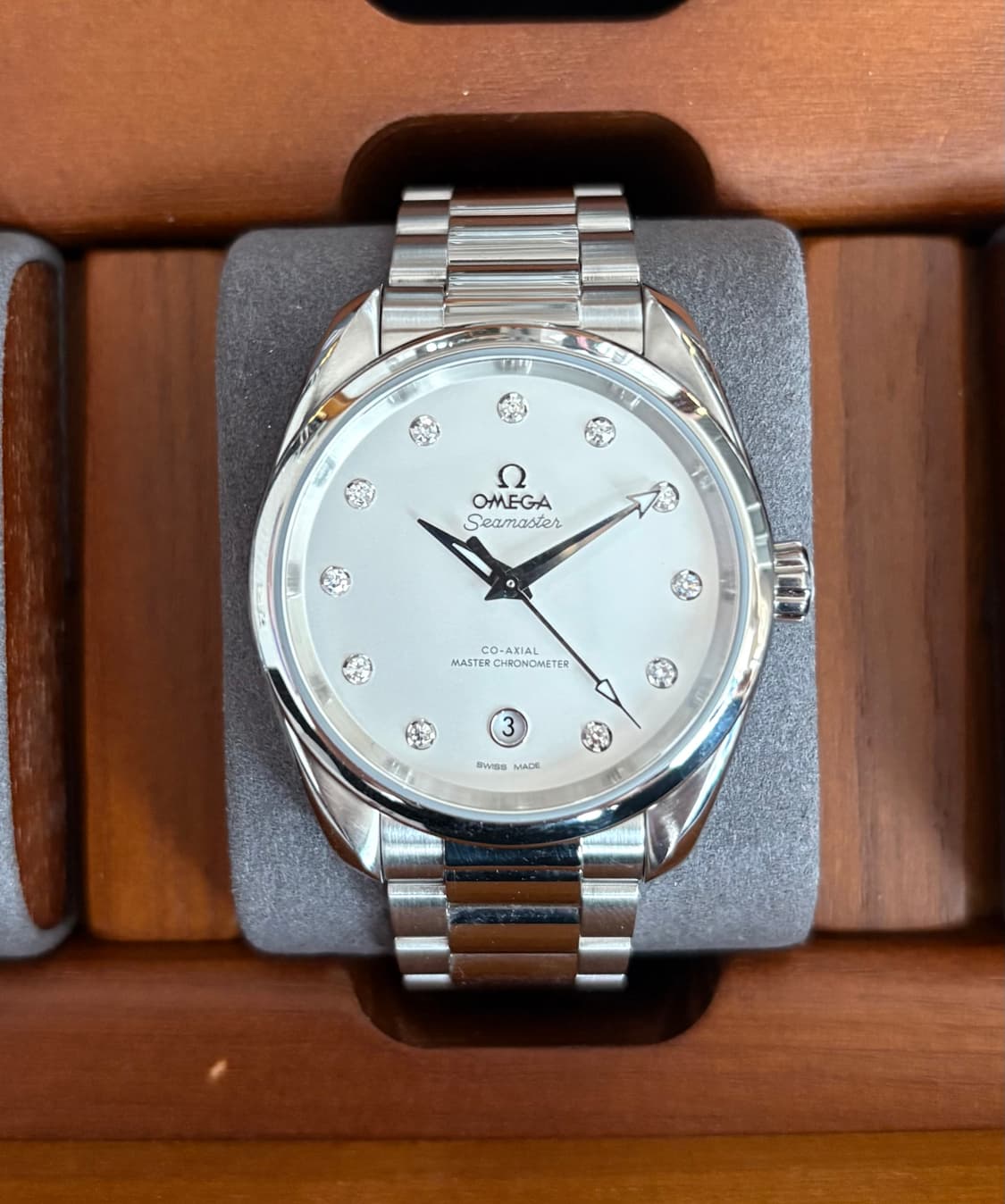 오메가 씨마스터 아쿠아 테라 150M 코엑시얼 다이아 38mm 시계 상품이미지1