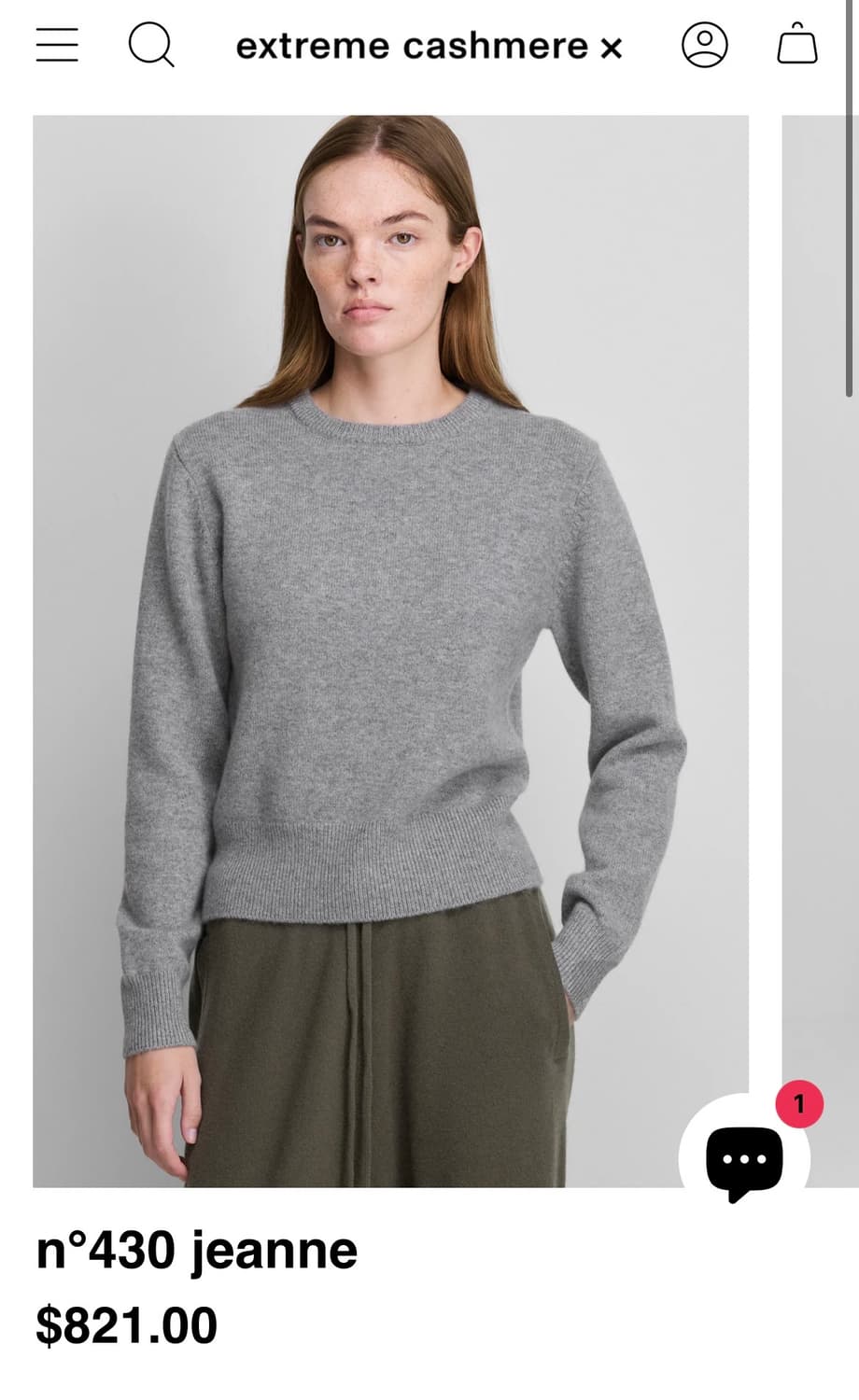 [F]익스트림캐시미어 26ss jeanne 니트/고트 상품이미지3