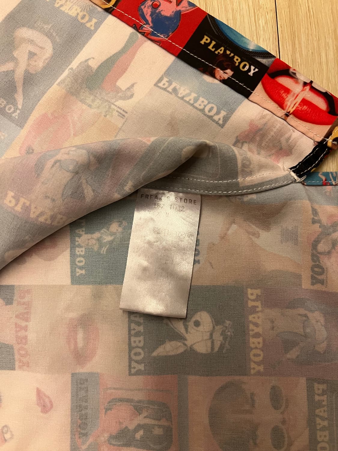 Play boy X Freaks store Hawaiian shirt 상품이미지3