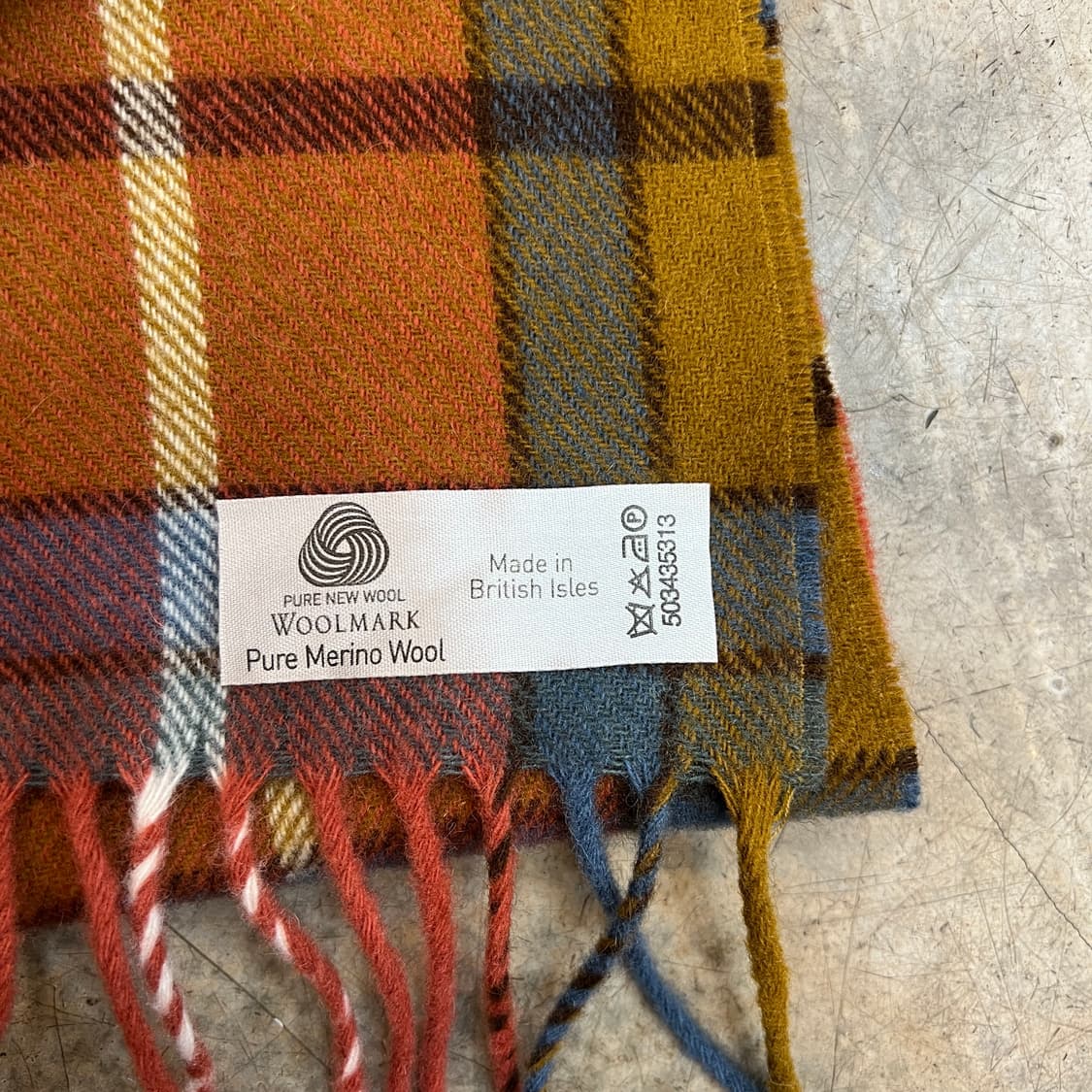 아브라함문 메리노 울 숄 머플러 상품이미지4