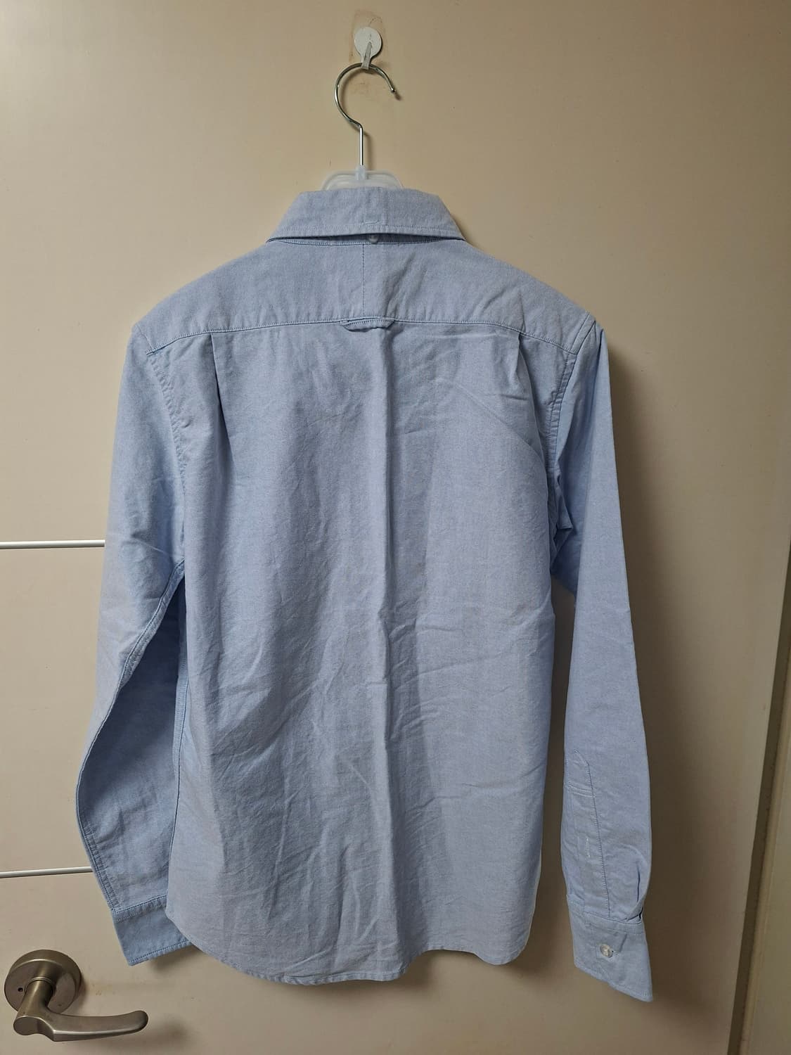 [여성] 톰브라운 삼선 옥스포드 셔츠 하늘색 상품이미지2