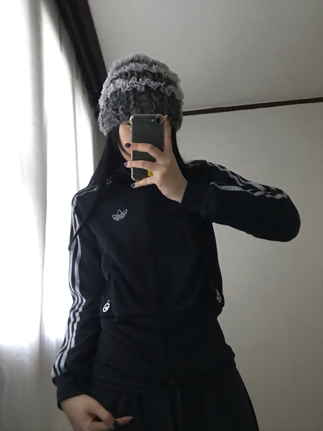 아디다스 블랙 실버 큐빅 져지 상품이미지2