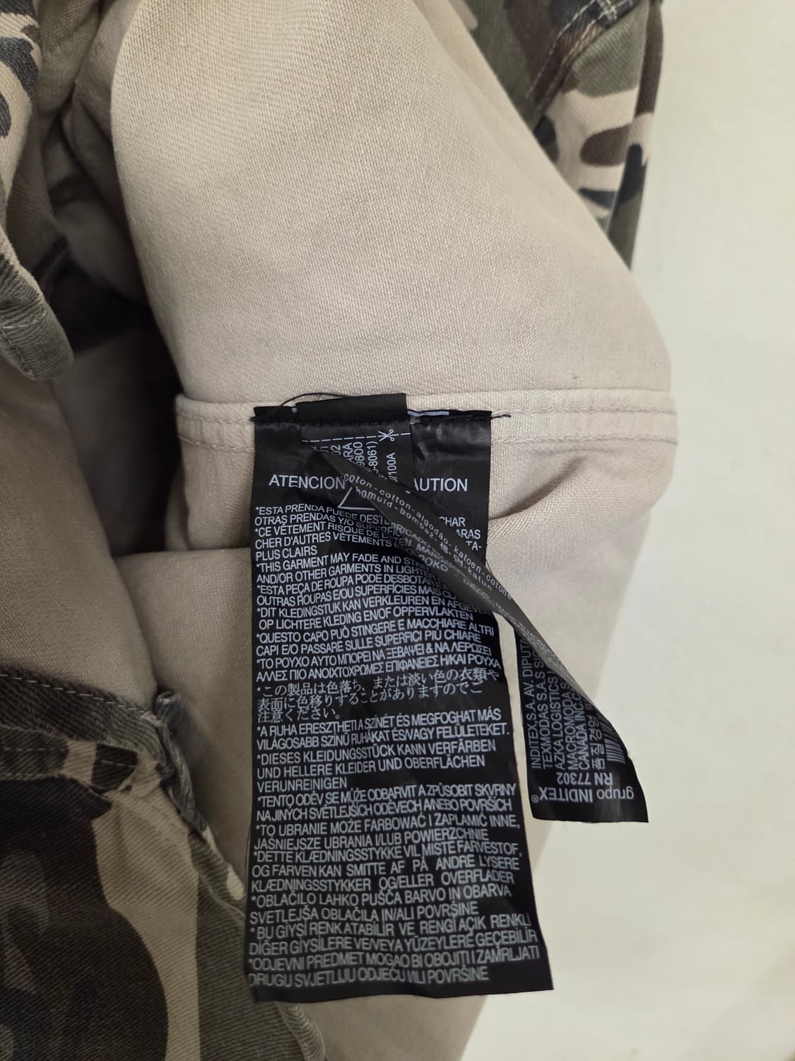 ZARA MAN 카모 패턴 셔츠 L 상품이미지4