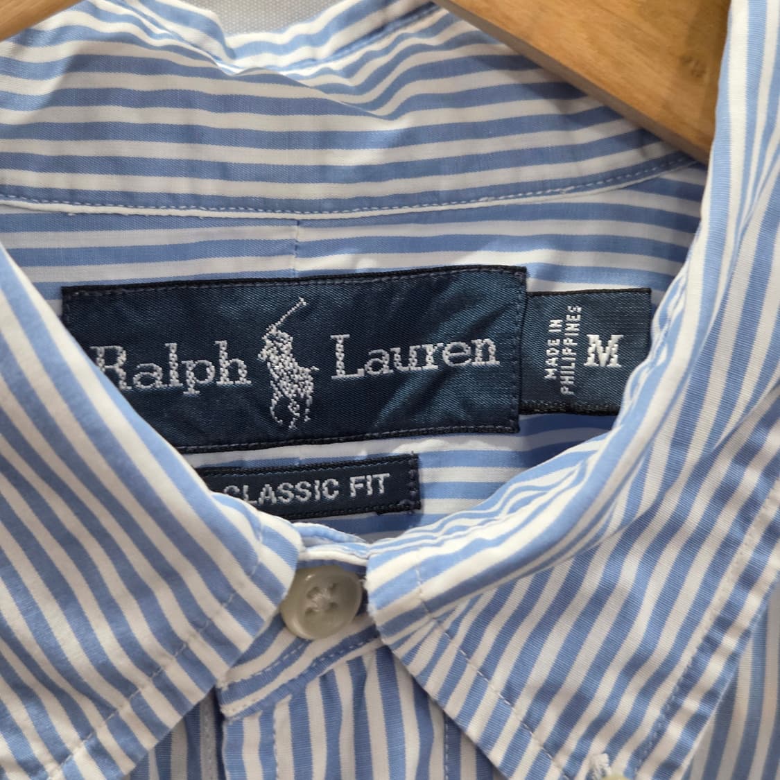 폴로랄프로렌 버튼다운 스트라이프 셔츠 M 상품이미지3