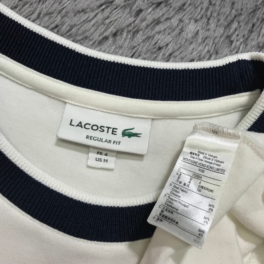 [[M, A급] 라코스테(LACOSTE) 라운드넥 반팔티셔츠@534 상품이미지5