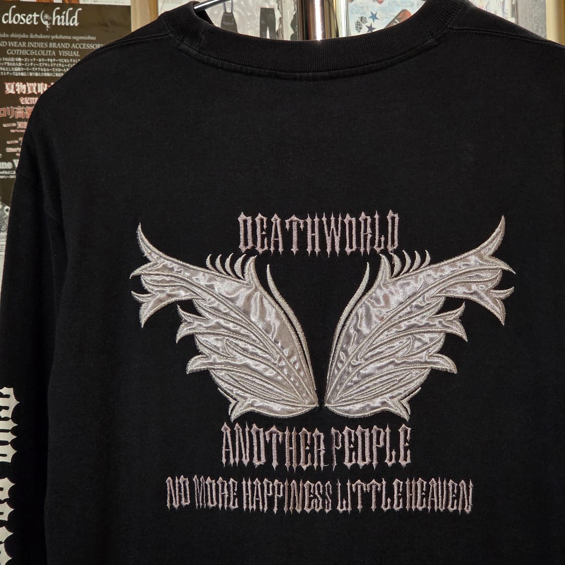 JPN 펑크 날개 자수 롱슬리브 상품이미지2