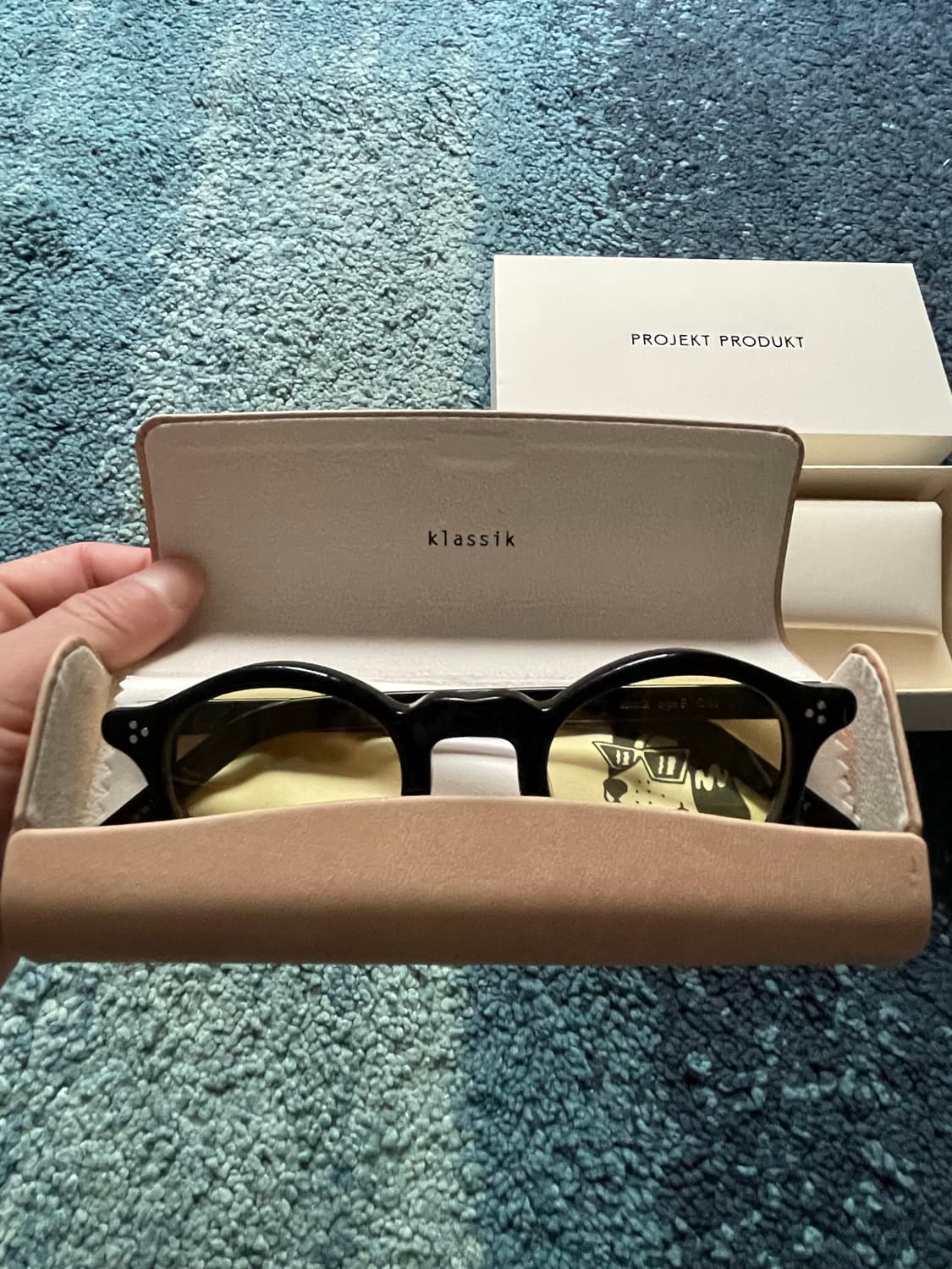 프로젝트프로덕트 x kunsik 안경테 블랙 상품이미지5