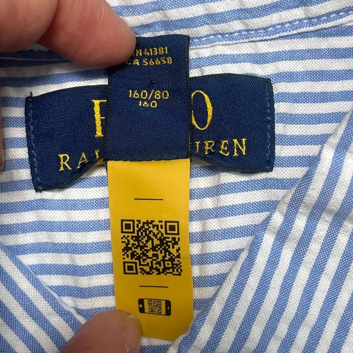 POLO BOYS 셔츠 블루 L 상품이미지7